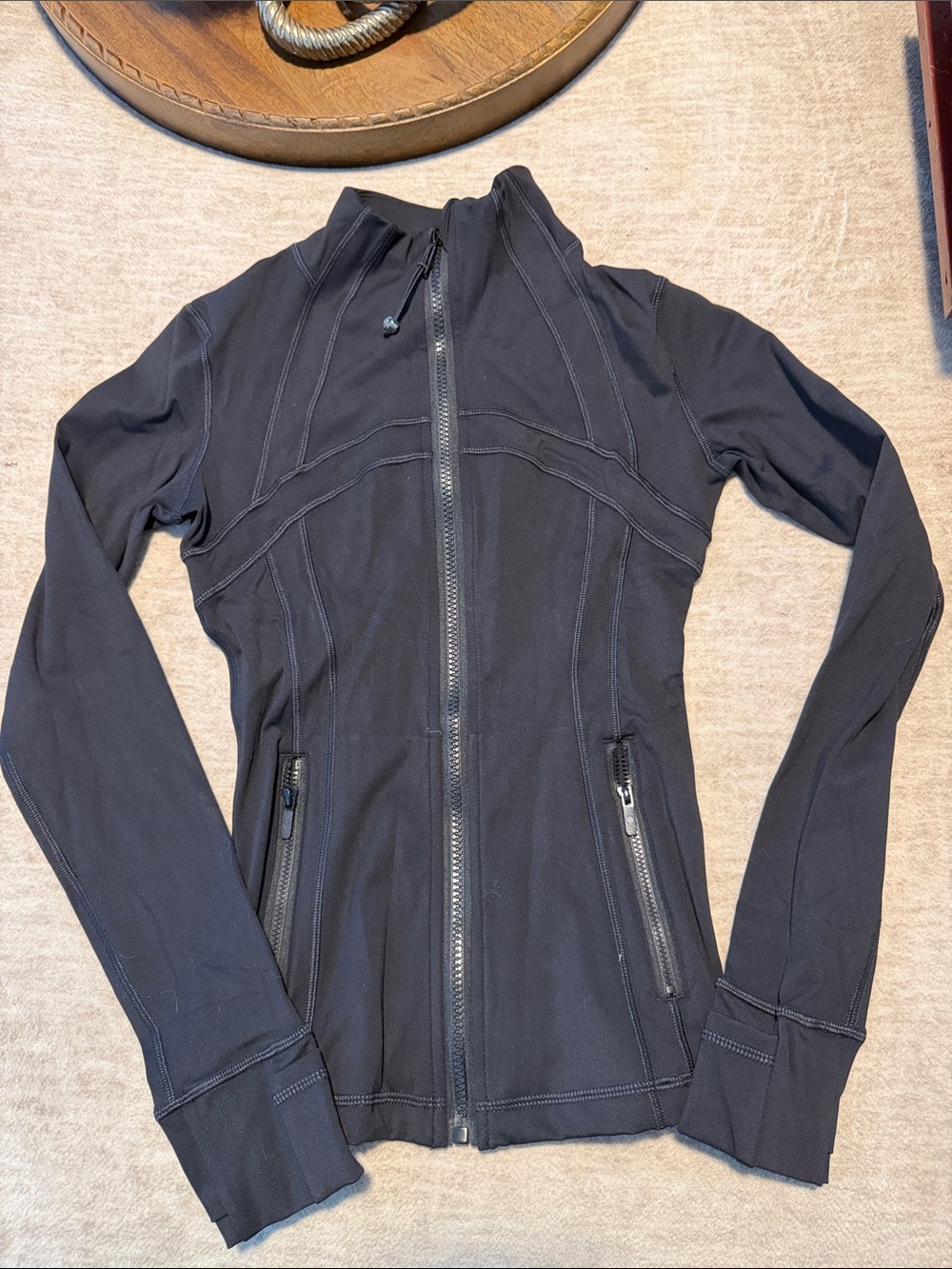 Lululemon Women’s Black Zip-Up Active Jacket